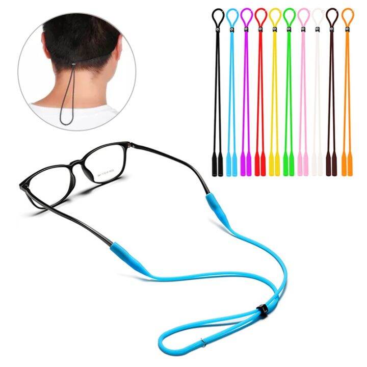 Adjustable Silicone Glasses Rope Sport AntiSlip Glasses Ropes Lazada