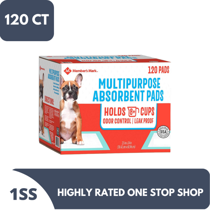 Member's Mark Multipurpose Absorbent Pads 120 CT Lazada PH