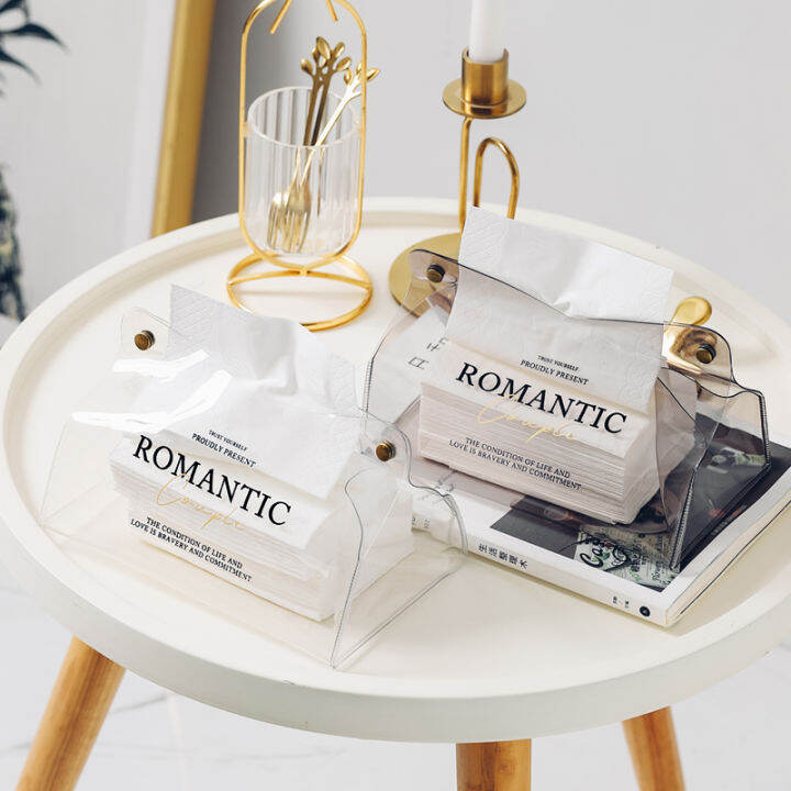 Clear Acrylic Tissue Box Transparent Tissue Holder Kleenex Tissues