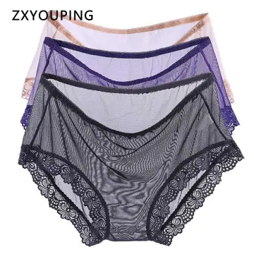 Ultra Thin Breathable Sexy Lace Large Underwear Women's