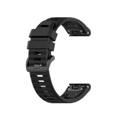 สำหรับ Garmin Instinct 2สายนาฬิกาข้อมือซิลิโคนกีฬาพลังงานแสงอาทิตย์ (สีดำ) (ขายของตัวเอง)