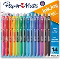 ปากกา Paper Mate InkJoy ปากกาเจลจุดกลาง (0。5มม.) คละ14 Count