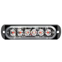 【LZ】▼☞  Luz de emergência estroboscópica LED luzes intermitentes luz policial para carro e caminhão 6LED 12V 24V