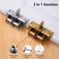 1 Set 4 Inches Automatic Door Hinge 90 Degree Positioning Universal Multifunctional Heavy Duty Self-closing Wooden Door Closer