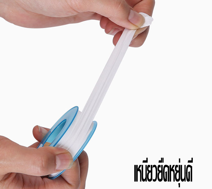 เทปพันเกลียว-เทปพันท่อ-เทปอย่างดี-เทปพันเกลียว-เทปพันท่อ-pvc-กันน้ำรั่วซึม-มี2ขนาด