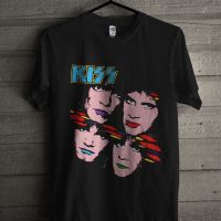 Kiss Band Asylum ใหม่ เสื้อยืดแขนสั้น ผ้าฝ้าย พลัสไซซ์ แฟชั่นสําหรับผู้ชาย ไซซ์ S ถึง 3XL  CC2S