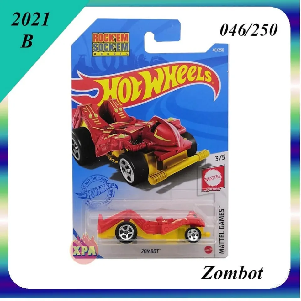 2021-46 ZOMBOT Original Hot Wheels Mini Alloy Coupe 1/64 Metal