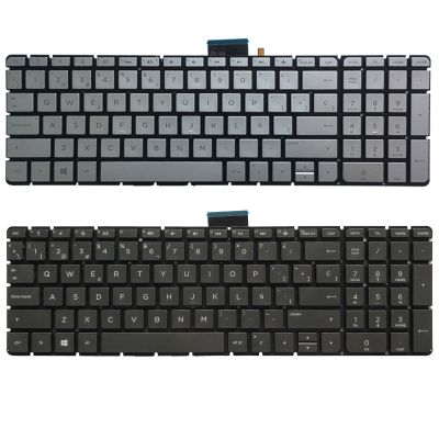 New Spanish Laptop Keyboard for HP Pavilion TPN Q173 17 U 17T U 17 AB 17 G SP Keyboard silver backlight/black No backlight