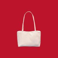 Himawari Baggu Red Polka Shoulder Bag