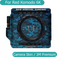 สติกเกอร์กล้องฟิล์มห่อสติ๊กเกอร์ติดบนตัวเครื่องไวนิล Komodo 6K สีแดงกล้อง Ginema ดิจิตอลสติกเกอร์ป้องกันร่างกายเสื้อป้องกัน KOMODO6K RED-KOMODO