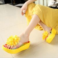 Summer Sandals Wedges Flip Flops Platform Slippers Shoes slippers sandalia New Women Sandals Fashion Flower shoes MM-92