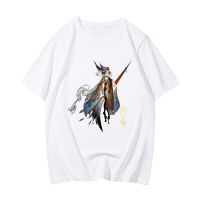 Mens Large T-shirt Onmyoji Game Cartoon Printing T Shirts Cotton Teeshirt Mens Comfortable Tshirts Graphic 4XL/5XL/6XL