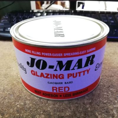 สีโป้วแดง โจม่า JO-MAR ขนาด 1/4 (1กก.) GLAZING PUTTY แห้งเร็ว
