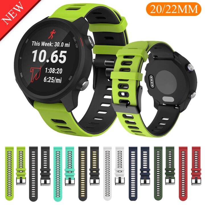 สายรัดสำหรับ-samsung-galaxy-watch-4-40มม-44มม-สายนาฬิกาข้อมือสำหรับ-garmin-forerunner-245-645สายรัดข้อมือสำหรับ-huawei-gt2-46มม-carterfa