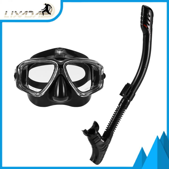 【100% Genuine】Lixada Adults Freediving M-ask Anti-fog Diving Snorkeling ...