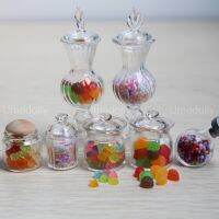 hot！【DT】✱☼♙  1/6 Scale Miniature Dollhouse Glass Canisters Food for Barbies OB11 Accessories