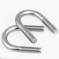 316 Stainless Steel U-screw U-clamp Bolt Fixed Pipe Clamp M10 M12