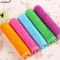 ▩✥ 5/10/15/20PCS Bamboo Fiber Dish Cloth High Efficient Anti-grease Cleaning towel Washing Towel Magic Kitchen Cleaning Wiping Rag