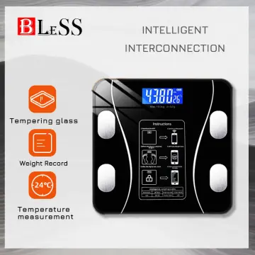 Bluetooth Smart Bathroom Scale for Body Weight Digital Body Fat Scal3