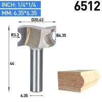 Huhao 1/2 "1/4" ก้านครึ่งรอบบิตเตอร์2ร่องฟันของดอกกัดเอ็นมิลสำหรับไม้ไม่มีตลับลูกปืนเครื่องตัดมิลลิ่งเครื่องมืองานไม้