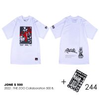 jone 500 Dr.Street JONE 500 เสื้อโจร คลอเล็คชั่นล่าสุด เสื้อยืดสกรีนลายเสื้อยืดแขนสั้นสำหรับผู้ชายและผู้หญิง 2022 Collection 243 244