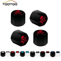 【CW】 4Pcs Aluminum Tire Stem Caps Corrosion Resistant Covers for Cars Trucks Motorcycles SUVs Bikes