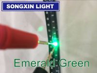 【❖New Hot❖】 HisKid Toy ไดโอด Led 0603 Smd 4000ชิ้นไดโอดเปล่งแสงสีเขียวมรกต Esmeralda Verde 0603 Led แบบ Smd Diodi ชิปไดโอดสดใส525nm แพ็คไดโอด