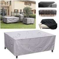 Outdoor Furniture Covers Waterproof Rain Snow Dust Wind-Proof Anti-UV Oxford Fabric Garden Lawn Patio Furniture Covers 190T