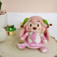 กระเป๋า diy สามารถทำด้วยมือได้ ผ้าขนแกะ fufu จี้วัสดุในอนาคตที่กำหนดเอง Hatsune Day Manle Cartoon Poke