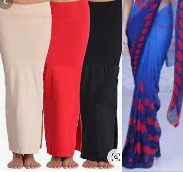 Shop Shapewear Women Saree Skirt Silver online - Mar 2024