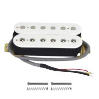 ปิ๊กอัพกีตาร์ไฟฟ้า Humbucker Alnico V Pickup สีขาว