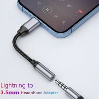 ✥ Lightning To 3.5mm Headphone Adapter 3 5 Mm Jack Adapter for IPhone 14 13 12 11 Pro Max XS XR X 3.5mm AUX Cable Adapter