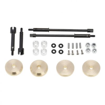 Suitable for Axial SCX24 90081 Widened Axle Brass Counterweight Upgraded Accessories