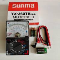 โวลมิเตอร์ มัลติมิเตอร์ Sunma YX-360TR Multitester *ของแท้* (แถมถ่าน และอุปกรณ์ตามภาพ) โอมมิเตอร์ มิเตอร์วัดไฟ โวลมิเตอร์แบบเข็ม มิเตอร์วัดแรงดันไฟฟ้า มิเตอร์วัดกระแสไฟฟ้า มิเตอร์วัดความดัานทานของตัวต้านทาน มิเตอร์วัดความต่างศักย์ไฟฟ้า มิเตอร์แบบเข็ม