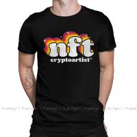 Ntf 2021 New Arrival T-Shirt Cryptoartist Retro Vibes Unique Design Shirt Crewneck Cotton For Men Tshirt