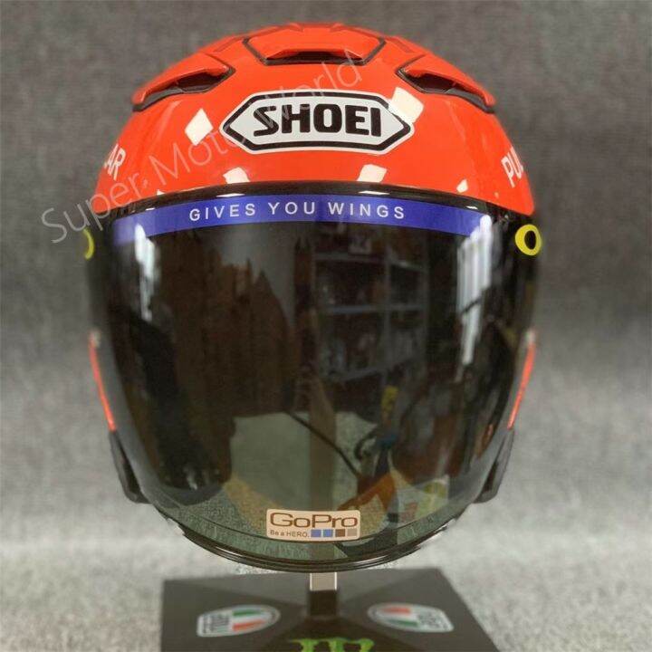 SHOEI Half Face Helmet SHOEI J-Cruise 2 AGLERO Red Ant Helmet Japan ...