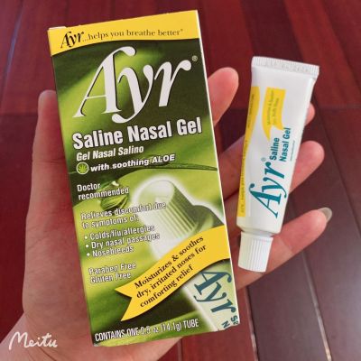 Free Shipping Ayr Saline Nasal Relief Gel with Soothing Aloe Vera 14.1g