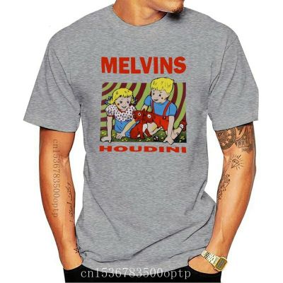New Melvins Houdini Sludge Metal Stoner Rock Fantomas Natural Color T-Shirt Printed Tee Shirt