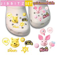 ⭐️พร้อมส่งจากไทย⭐️Jibbitz แบบsetตัวติดรองเท้า crocs Baoji รองเท้าอื่นๆที่มีรูทุกยี่ห้อ ตัวติดรองเท้าหัวโต