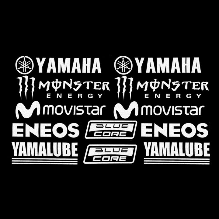 yamaha-สติกเกอร์สะท้อนแสงสำหรับ-ss110-y100-ss2-y80-y15-f310-nvx-r15เรืองแสงสีเขียวสะท้อนแสง-silver