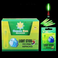 ∈ 250pcs 50bags 4.5x37mm/3.0x25mm Chemical Fishing Light Sticks Glow Sticks Fluorescent Fishing Light Sticks Fish Bait Alarm Tools