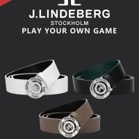 J.lindeberg ใหม่เข็มขัดกอล์ฟสำหรับทุกเพศกีฬากอล์ฟกันน้ำแฟชั่นของผู้ชายเข็มขัดเทรนด์เรียบง่าย2023เกาหลีดั้งเดิม