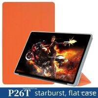 เคสฝาหนัง PU ขาตั้งพับได้ไตรแบบบางเฉียบสำหรับ Teclast P26T 10.1"