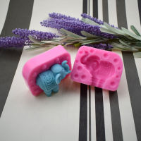 Plass✻  Handmade 3D Elephant Silicone Fondant Mold Art Craft Tool DIY Chocolate Pastry Aromatherapy Candle Office House Party Cake Decor