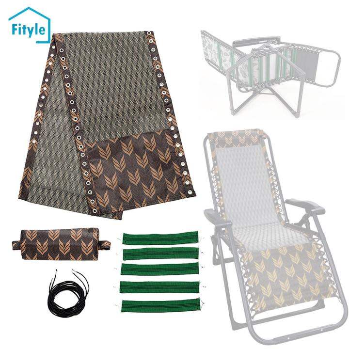 Fityle Patio slings Repair Cloth Part Zero gravity chairs Replacement