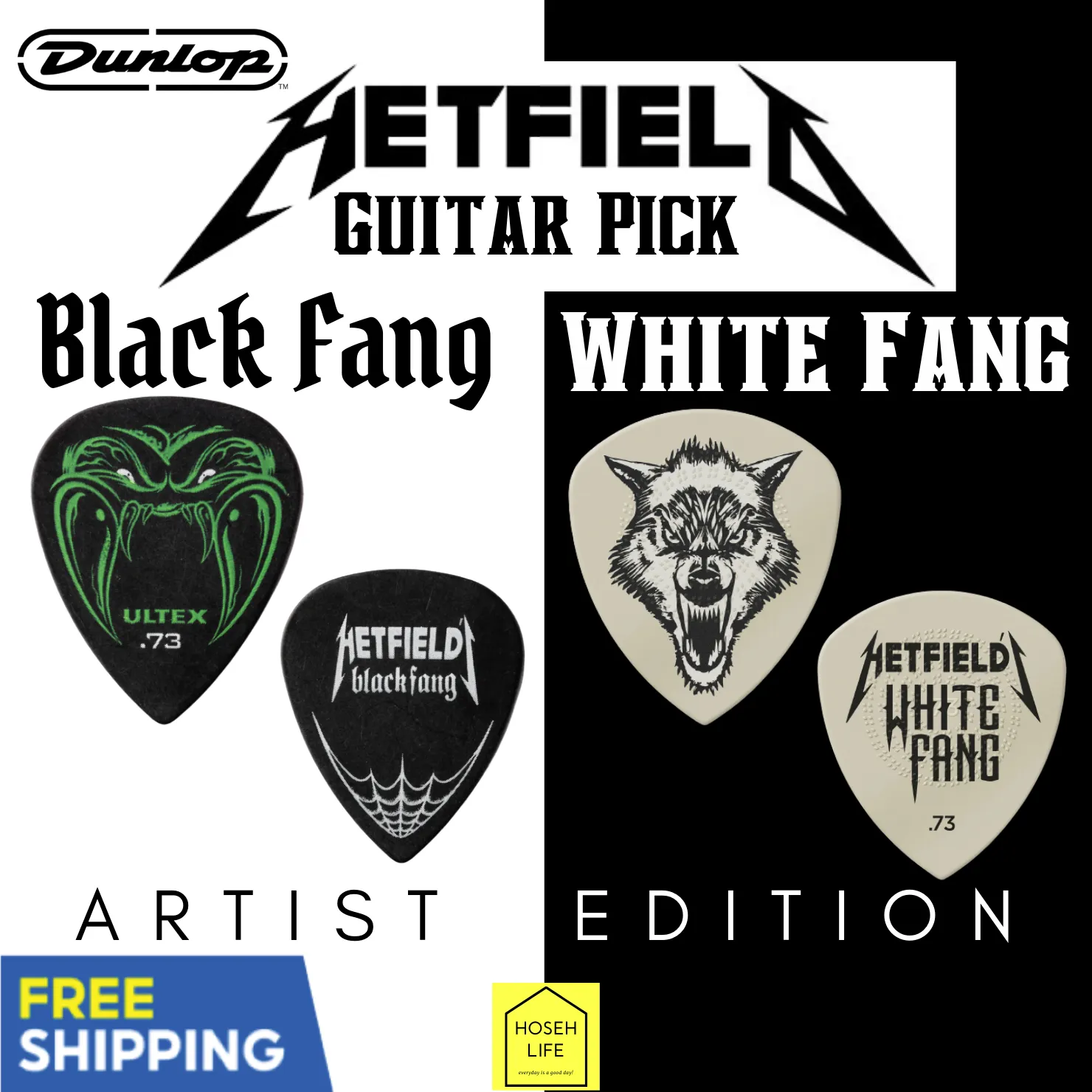 82％以上節約 Jim Dunlop ギターピック HETFIELD'S WHITE FANG CUSTOM FLOW PICK アーティストピック  qdtek.vn