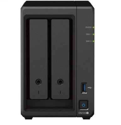 NAS (อุปกรณ์จัดเก็บข้อมูลบนเครือข่าย) SYNOLOGY DISKSTATION DS723+ (2 BAY - AMD RYZEN R1600 - 2 GB DDR4 ECC)