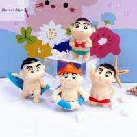 มาร์เกสำหรับเด็กอนิเมะของเล่นทำมือสีเทียน Shinchan Crayon Shinchan เครื่องประดับโมเดลตุ๊กตาของเล่นขนาดเล็กแบบทำมือหุ่นสีเทียน