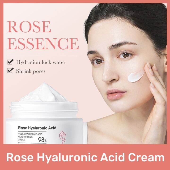 BIOAQUA Rose Hyaluronic Acid Moisturizing Face Cream Shrink Pores50g Lazada PH