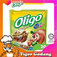 Oligo เครื่องดื่มช็อคโกแล็ตมอลต์ชนิดชง 15 ซอง Oligo Chocolate Malt Drink (Hi-Calcium) With Oligofructose 30g X 15 Sachets